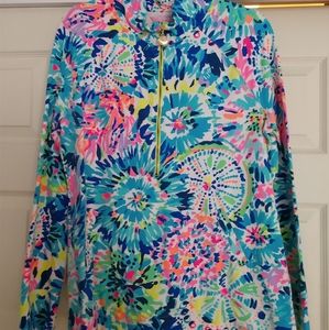 Lilly Pulitzer terry pullover, VGUC!
